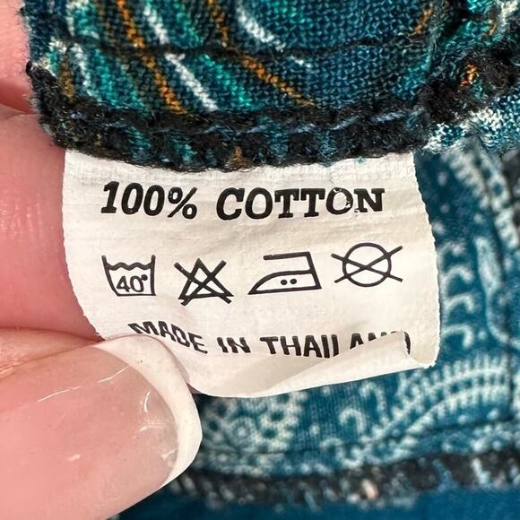 Unbranded | Palazzo Pants | Turquoise | 30 Inch Waist - Picture 4 of 8